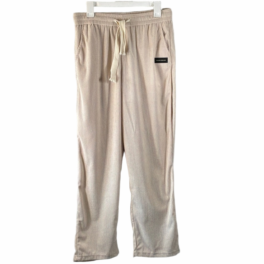Vogue Forever 21 Beige Ribbed Pants
